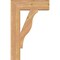 Ekena Millwork Funston Block Smooth Bracket, Western Red Cedar, 5 1/2"W x 22"D x 34"H BKT06X22X34FST05SWR - alternate 3